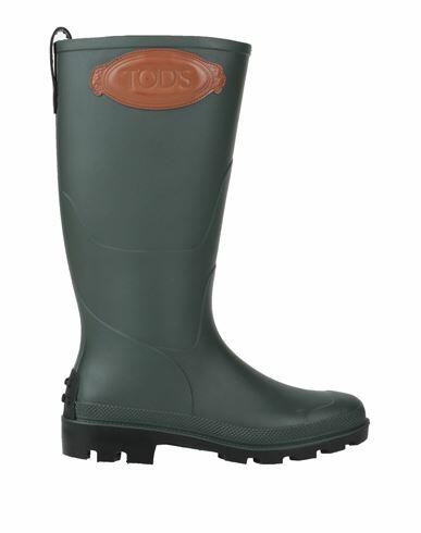 Tod's Man Boot Dark green Rubber Cover