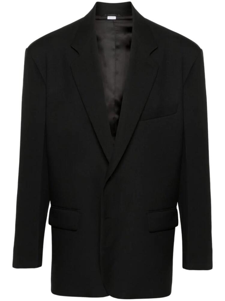 Random Identities single-breasted twill blazer - Black Cover