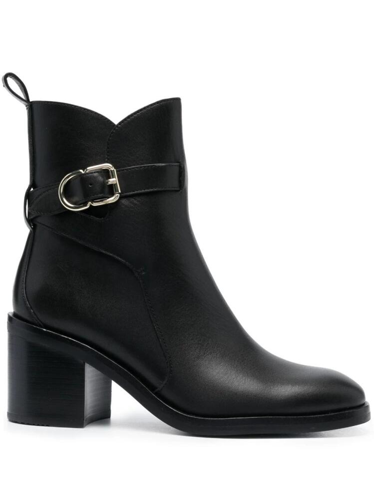 3.1 Phillip Lim 70mm buckled leather boots - Black Cover