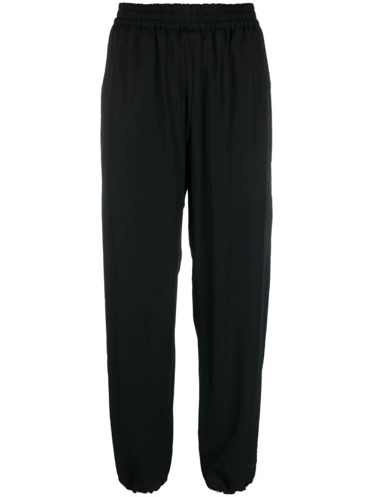 Y-3 mid-rise straight-leg trousers - Black Cover