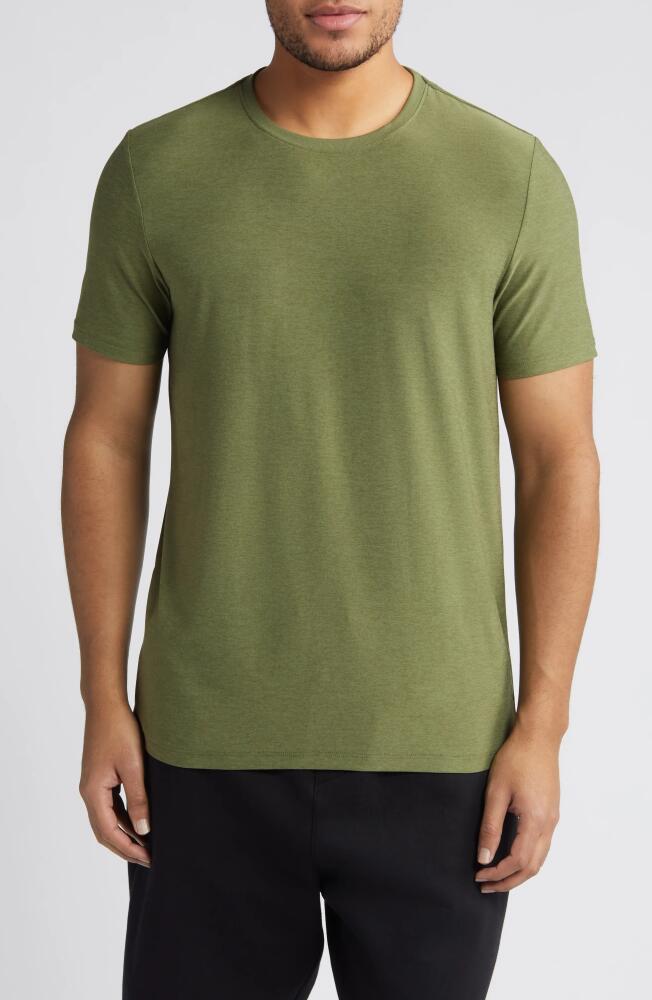 Beyond Yoga Always Beyond 2.0 T-Shirt in Moss Green Heather Cover