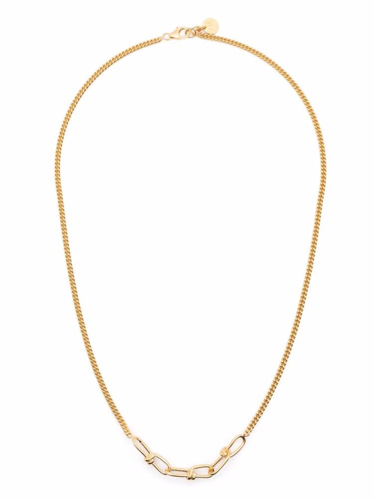 Annelise Michelson Wire boyfriend chain necklace - Gold Cover