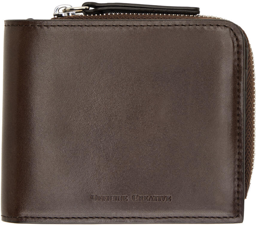 Officine Creative Brown Berge 004 Wallet Cover