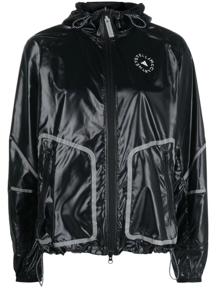 adidas by Stella McCartney zip-up hooded jacket - Black Cover