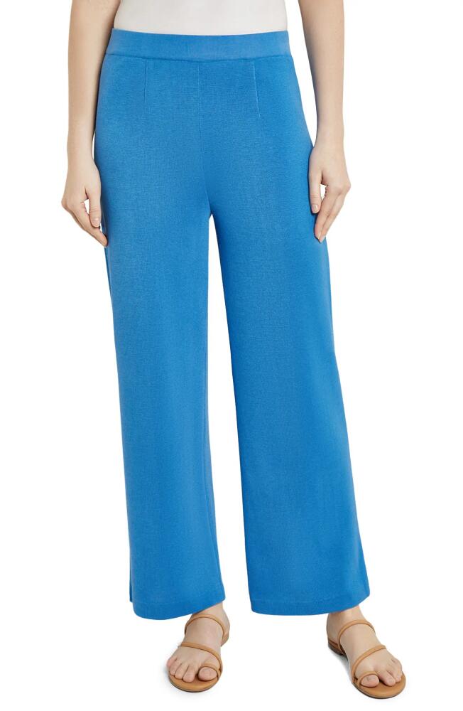 Misook Pull-On Straight Leg Pants in Adriatic Blu Cover