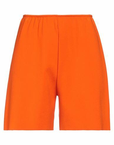 Kaos Woman Shorts & Bermuda Shorts Orange Viscose, Polyester Cover