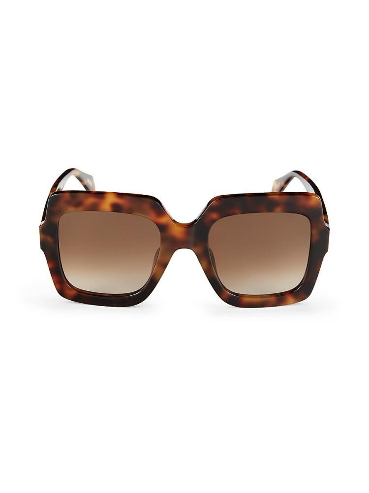 Just Cavalli Women's 53MM Square Sunglasses - Havana Cover