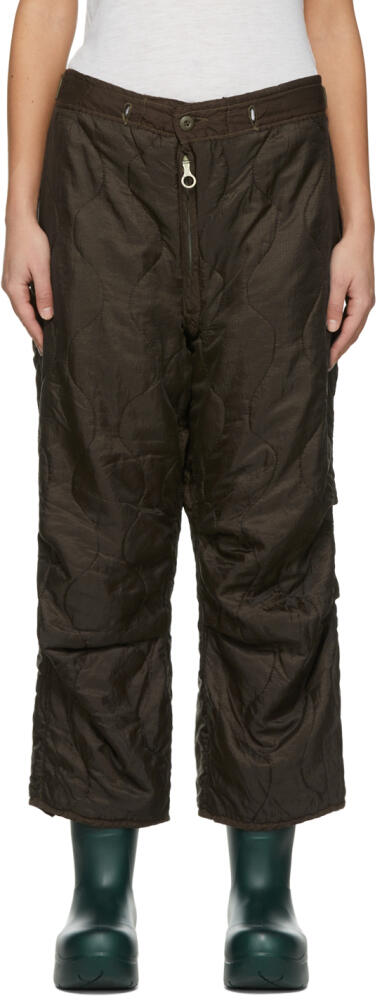 NotSoNormal Brown Polyester Trousers Cover