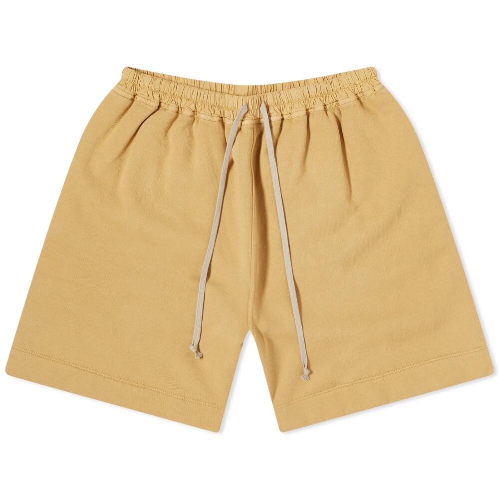 Rick Owens DRKSHDW Women's Longline Boxer Shorts in Mustard Cover