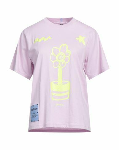 Mcq Alexander Mcqueen Woman T-shirt Lilac Cotton, Polyester Cover