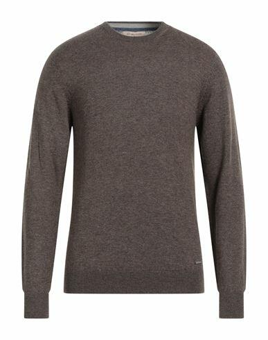 Why Not Brand Man Sweater Brown Wool, Viscose, Nylon, Cashmere Cover