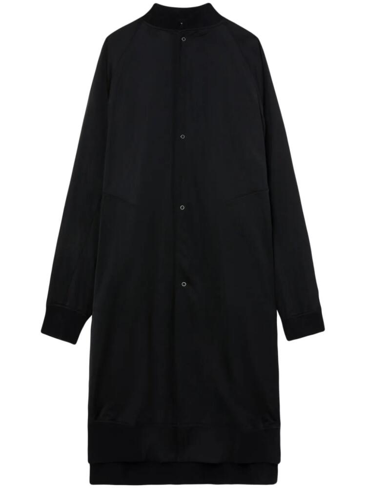 Julius baseball-collar button-up coat - Black Cover