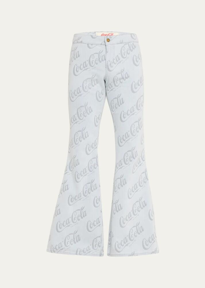 ERL Men's Coca-Cola Flare Jeans Cover