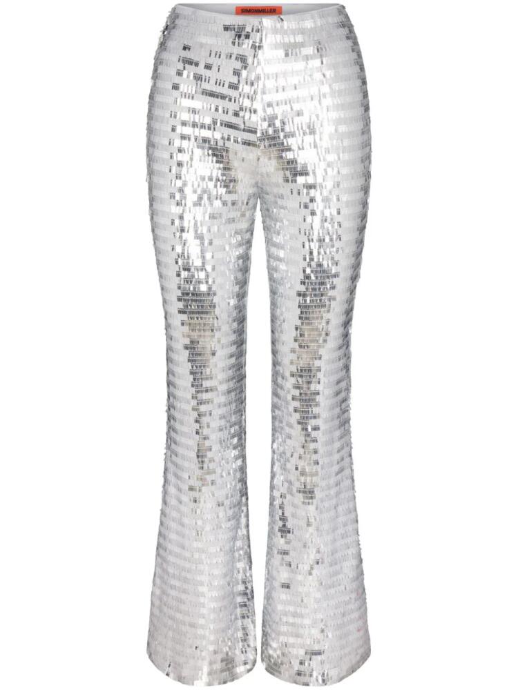 Simon Miller sequin-embellished trousers - Silver Cover