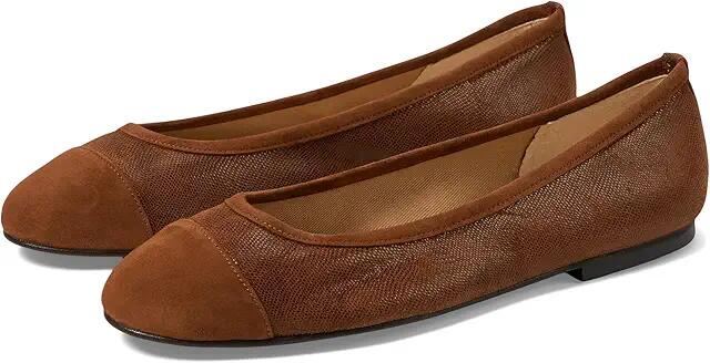 French Sole Tiffany (Saddle Mamba Suede) Women's Flat Shoes Cover