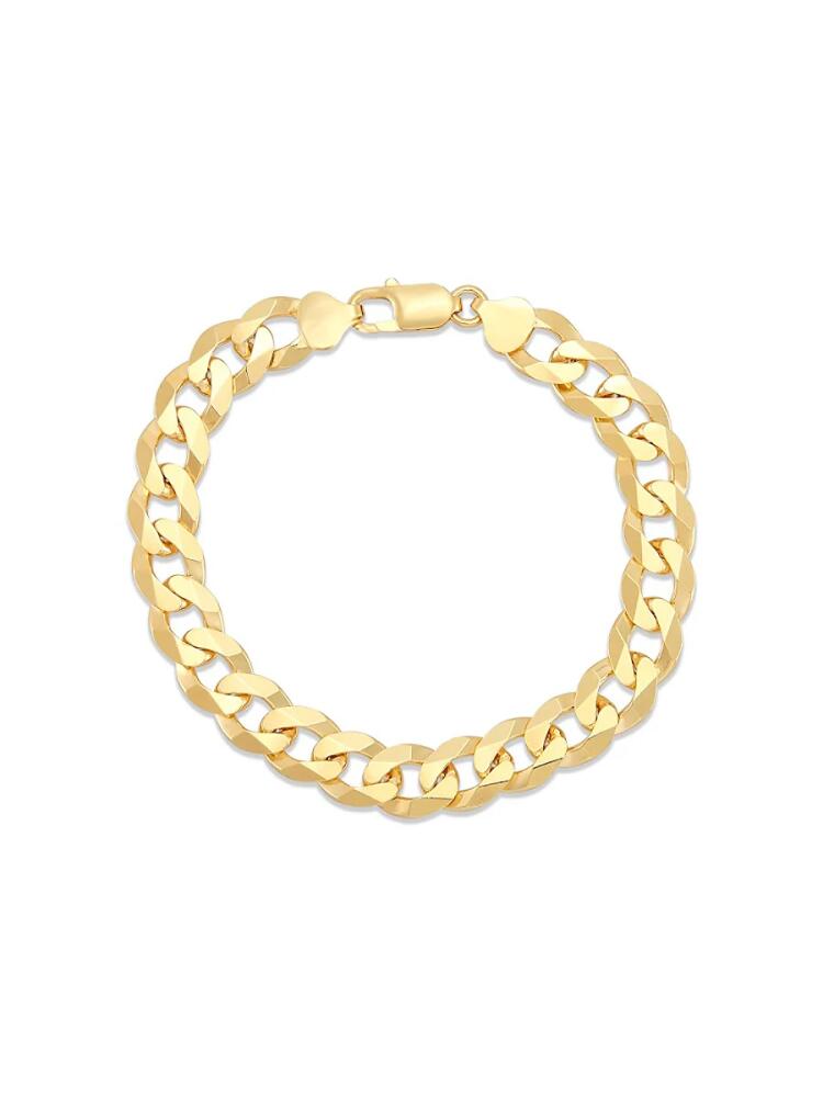 Saks Fifth Avenue Men's 14K Goldplated Silver Curb Chain Bracelet Cover