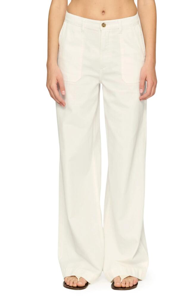 DL1961 Zoie Wide Leg Relaxed Pants in White (Vintage) Cover