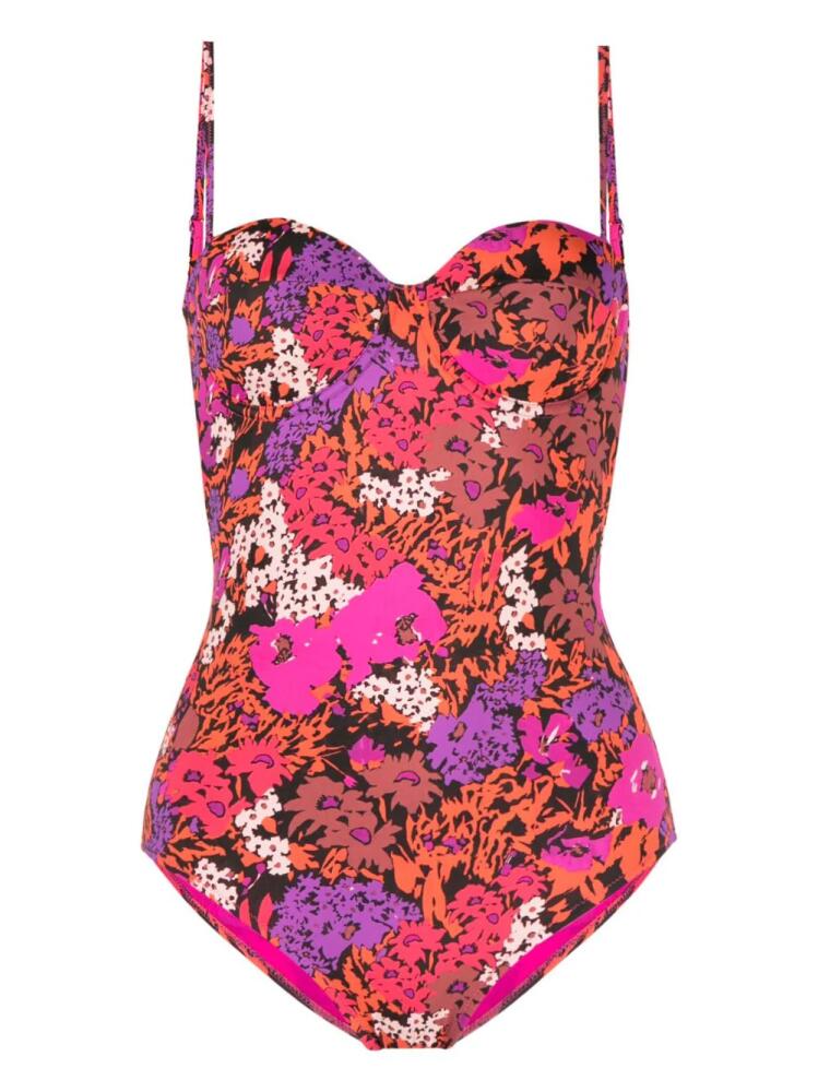 Paul Smith floral-print swimsuit - Pink Cover