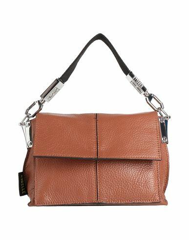 Rǝbelle Woman Handbag Brown Cow leather Cover