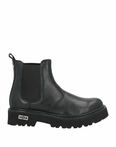 Cult Man Ankle boots Black Soft Leather Cover