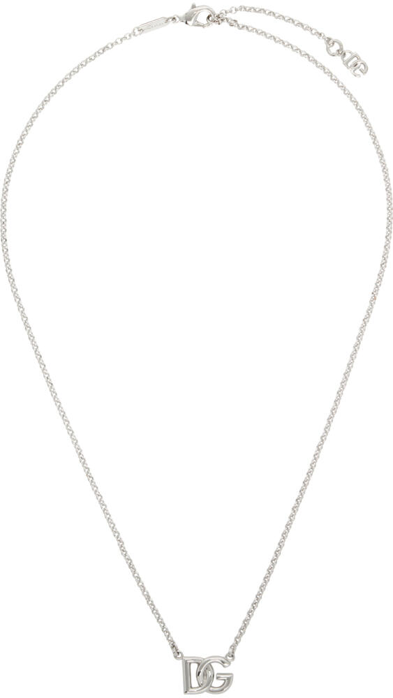 Dolce&Gabbana Silver DG Logo Necklace Cover