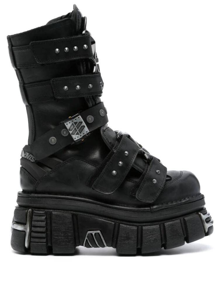 VETEMENTS x New Rock Gamer platform boots - Black Cover