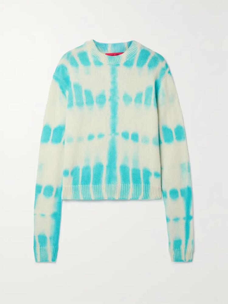 The Elder Statesman - Tie-dyed Cashmere Sweater - Blue Cover