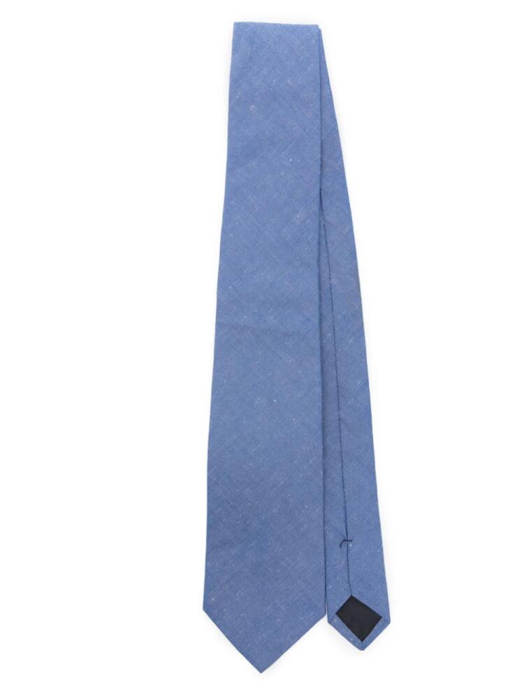 FURSAC slub-texture tie - Blue Cover