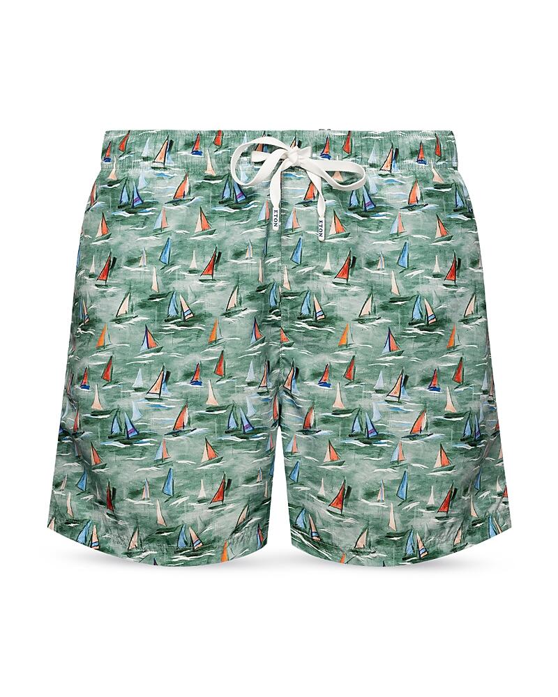 Eton Printed Drawstring 5 Swim Trunks Cover