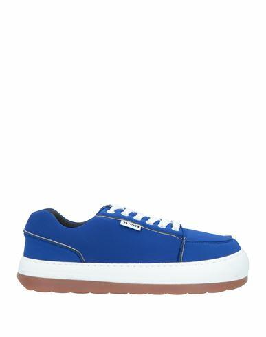 Sunnei Man Sneakers Blue Textile fibers Cover