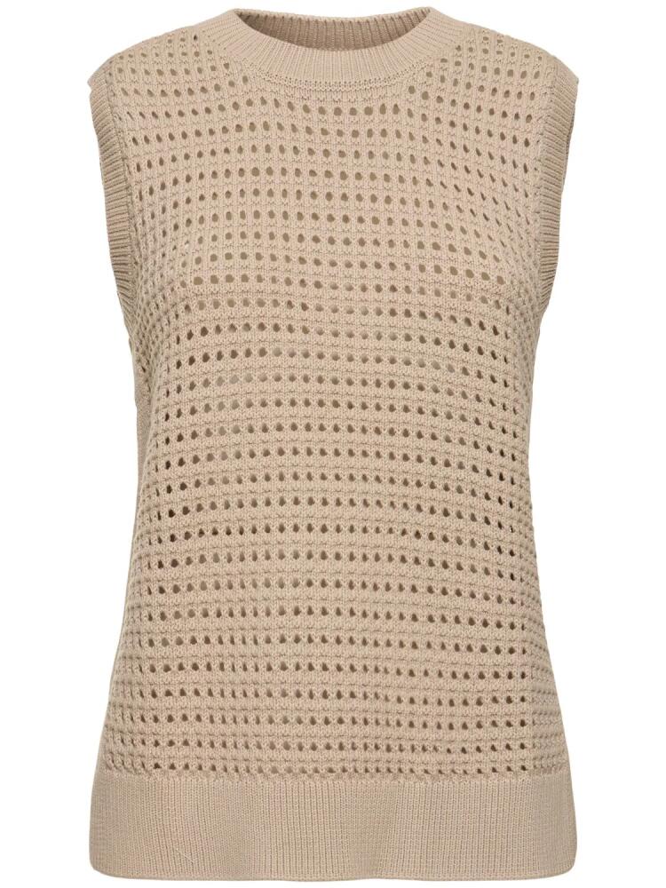 VARLEY Darin Cotton Knit Tank Top Cover