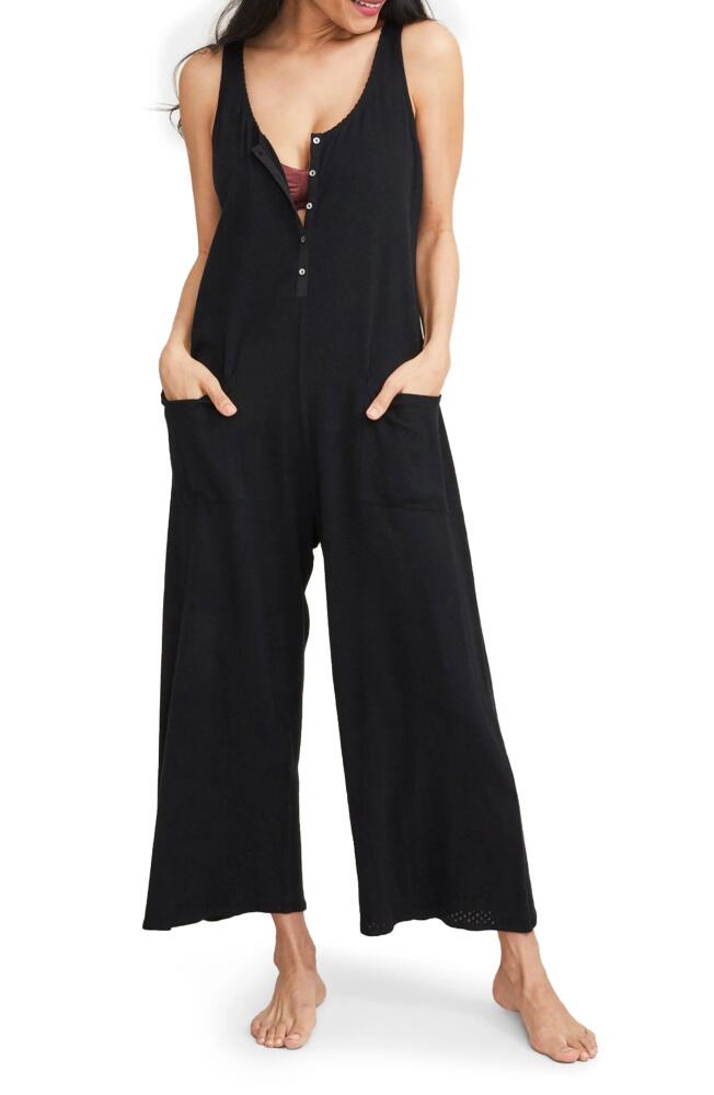 HATCH The Cotton Maternity Nursing Friendly Jumpsuit in Black Cover