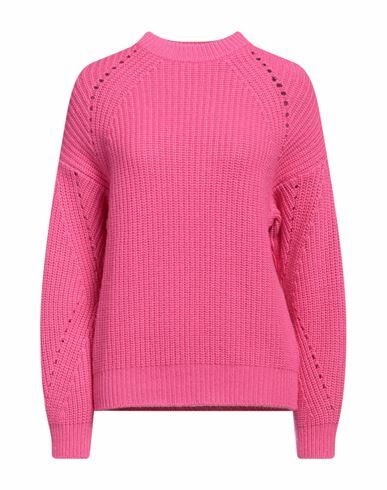 N. o.w. Andrea Rosati Cashmere Woman Sweater Fuchsia Cashmere, Viscose, Wool, Polyamide Cover