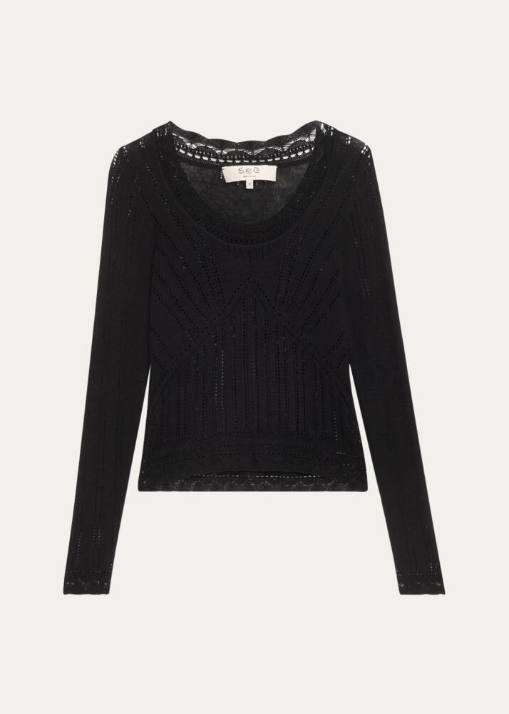 Sea Paxton Long-Sleeve Knit Top Cover