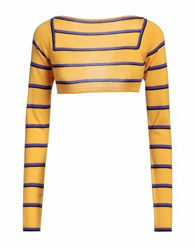 Pucci Woman Top Ocher Wool, Silk Cover