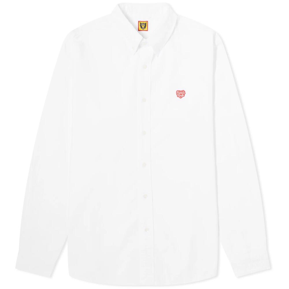 Human Made Men's Button Down Oxford Shirt in White Cover