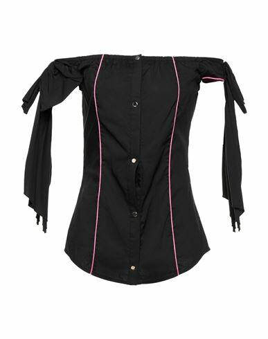 Babylon Woman Shirt Black Cotton, Polyamide, Elastane Cover