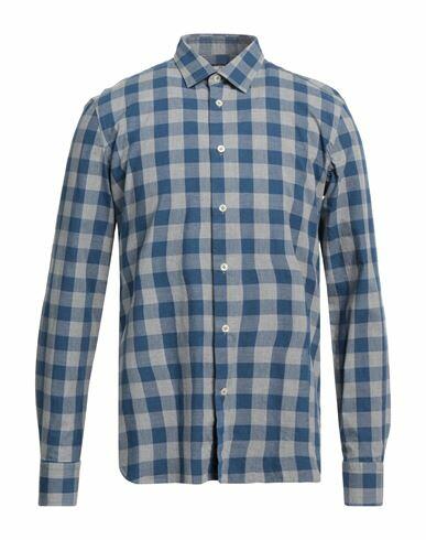 Mr Massimo Rebecchi Man Shirt Blue Cotton Cover