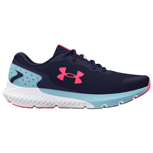 Under Armour Girls Under Armour Rogue 3 - Girls' Grade School Running Shoes Midnight Navy/Blizzard/Pink Shock 05.5 Cover