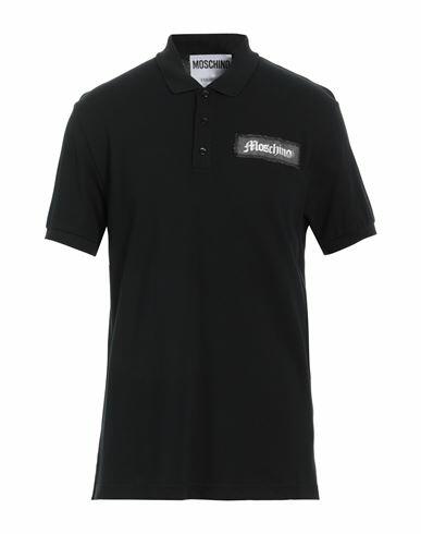 Moschino Man Polo shirt Black Cotton Cover