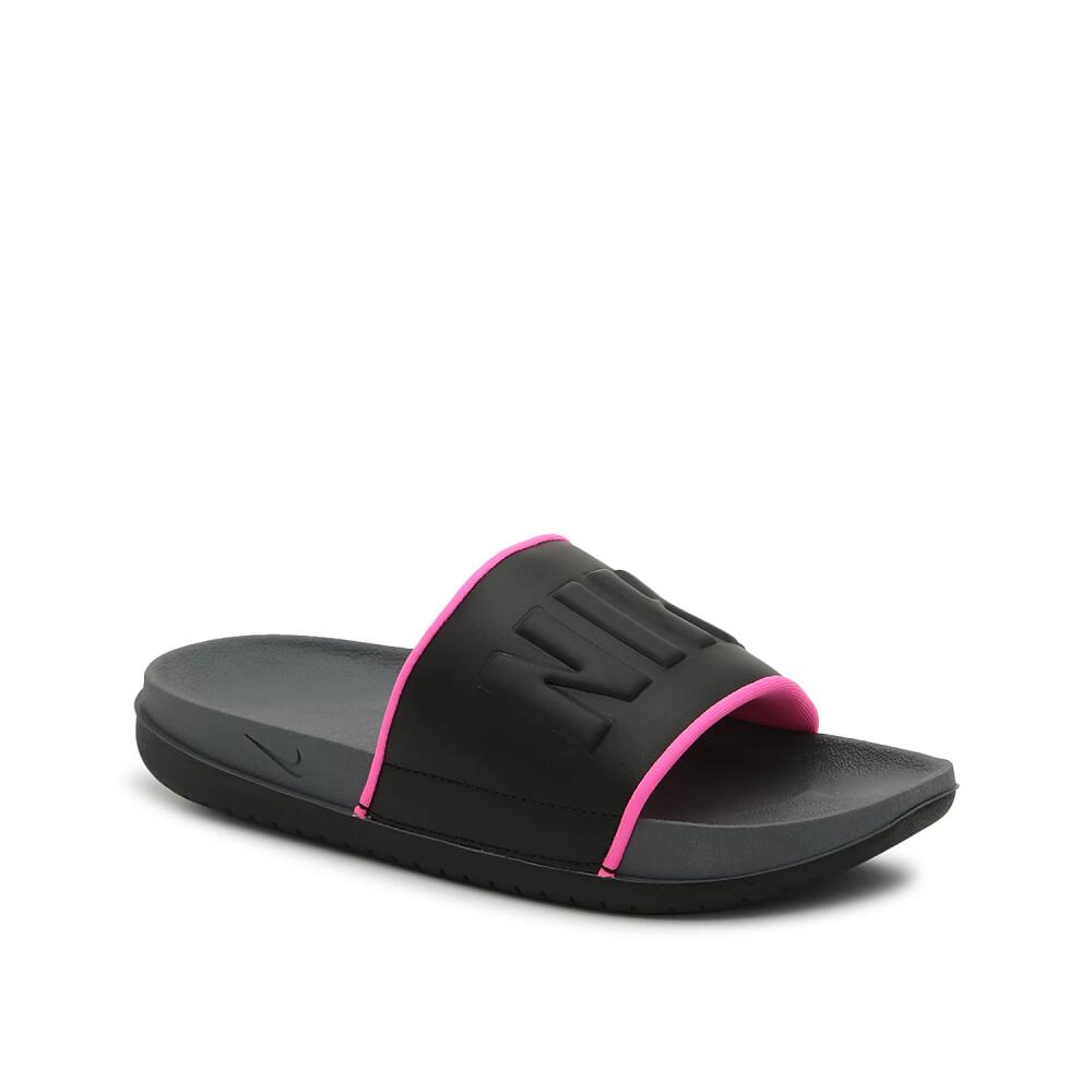 Nike Offcourt Slide Sandal | Women's | Black/Hot Pink Cover