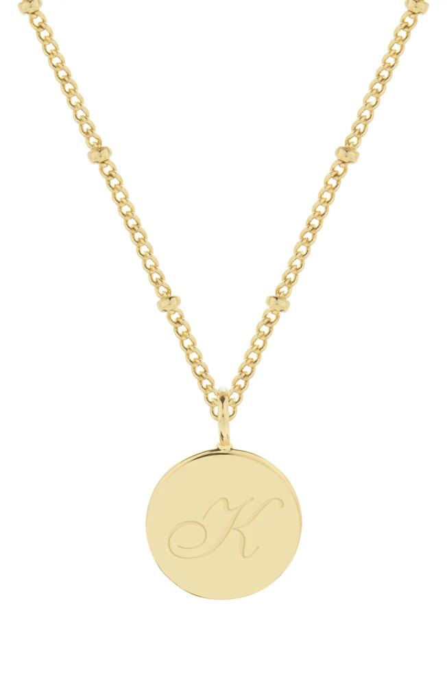 Brook and York Lizzie Initial Pendant Necklace in Gold K Cover