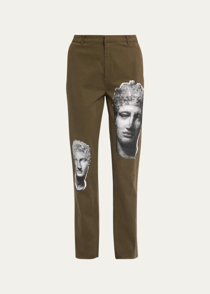 Libertine Cupid and Psyche Printed Straight-Leg Pants Cover