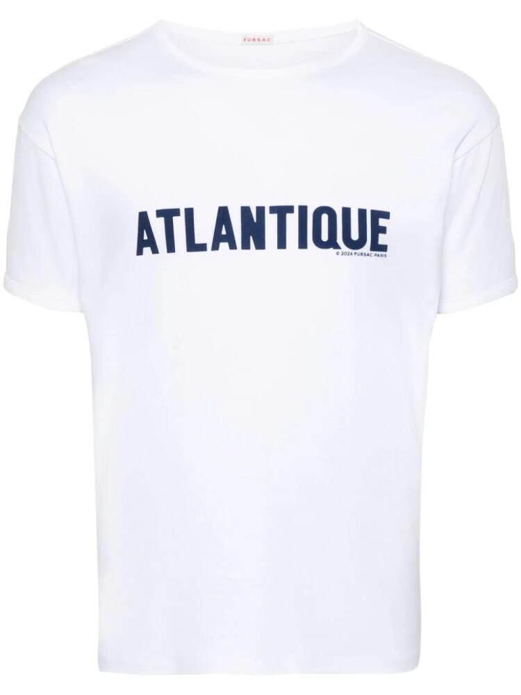 FURSAC slogan-print T-shirt - White Cover