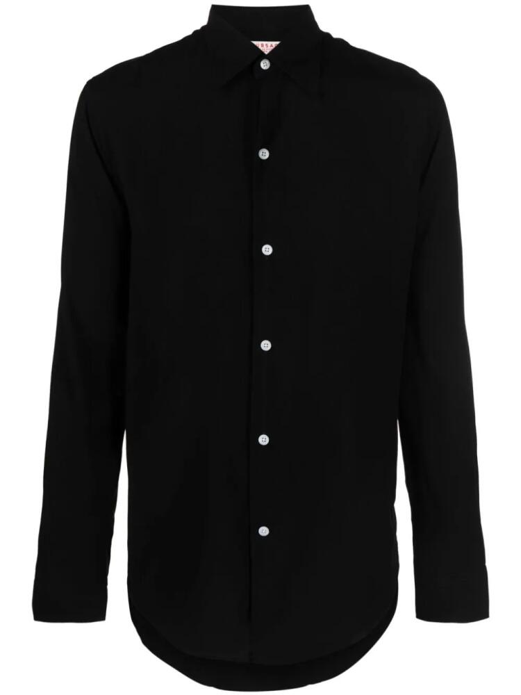 FURSAC pointed-collar long-sleeved shirt - Black Cover