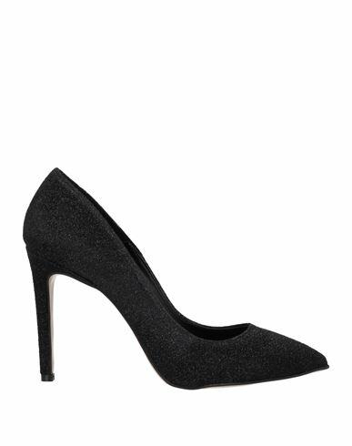 Divine Follie Woman Pumps Black Textile fibers Cover