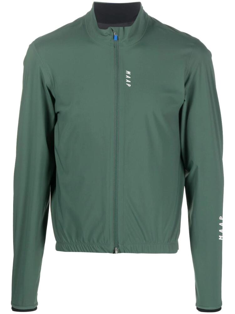 MAAP Prime logo-print zip-up jacket - Green Cover