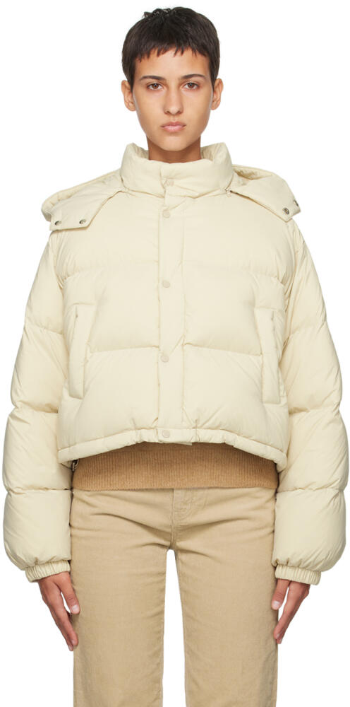 Dunst Off-White Cropped Down Jacket Cover