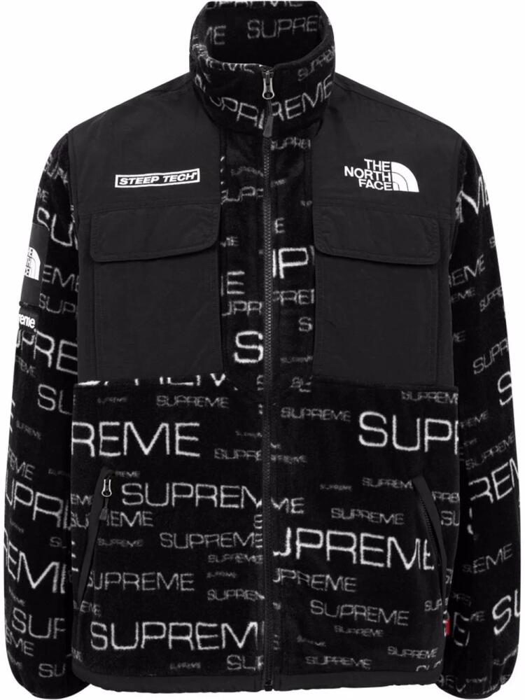 Supreme x The North Face steep tech fleece jacket - Black Cover