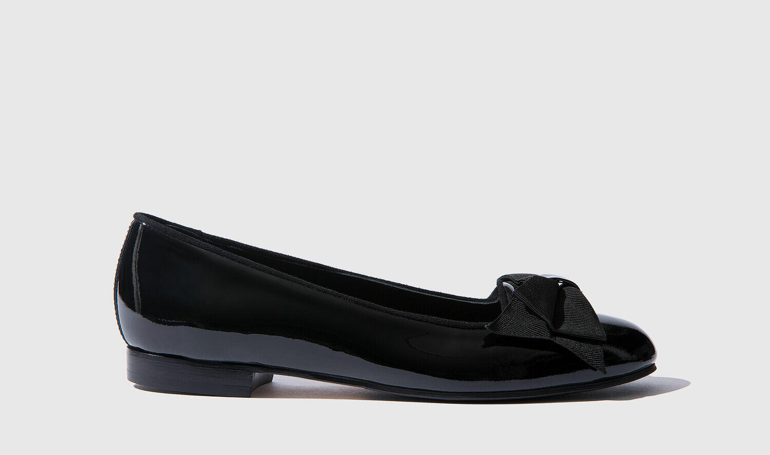 Scarosso Ballerinas Cloe Nera Patent Leather Cover